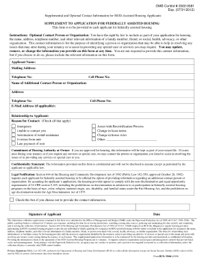 Hud Form 92006 PDF