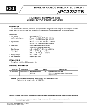 UPC3232TB DS  Form