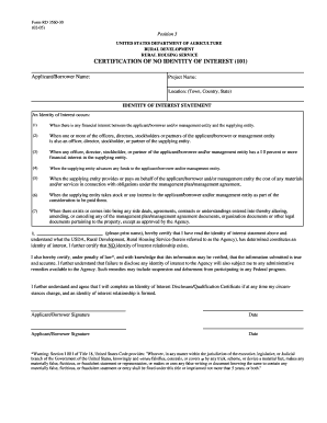 Ioi No Interest Rd Form