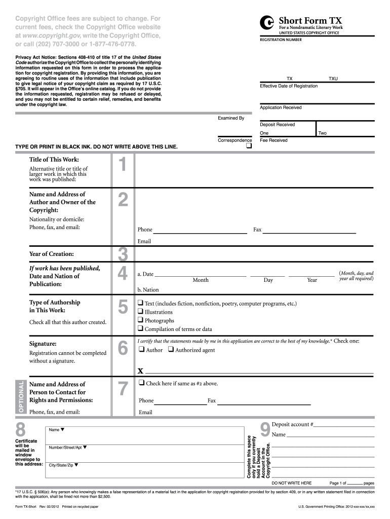 Form Tx