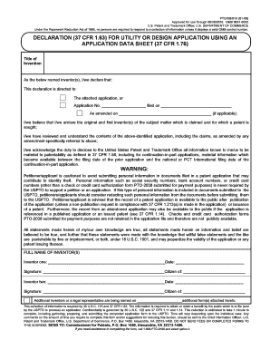 37 Cfr 163 Form