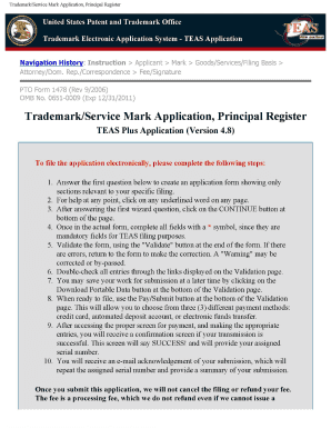 Trademark Application Form PDF