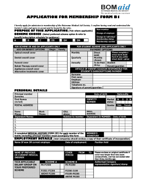 Bomaid Forms