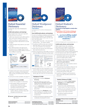 Oxford Wordpower Dictionary PDF  Form