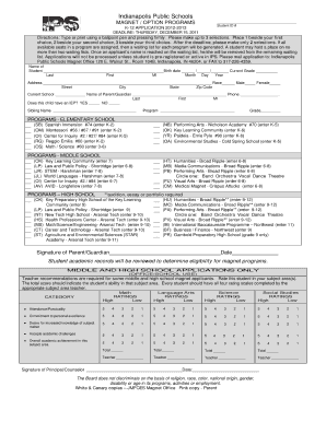 Ips Magnet Application Form