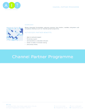 Channel Partner Programme Altman Technologies Altman Co  Form