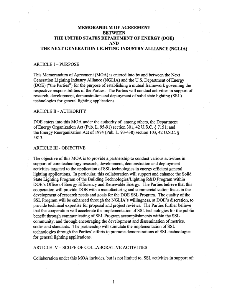 About the Solid State Lighting ProgramDepartment of Energy  Form