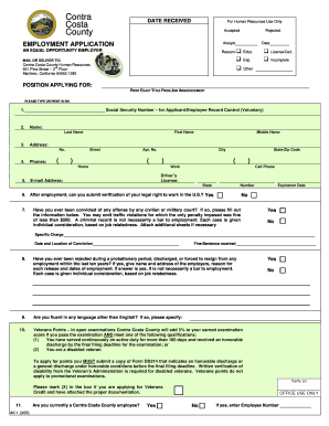 Jobs at Contra Costa County Human Resources DepartmentCareers  Form