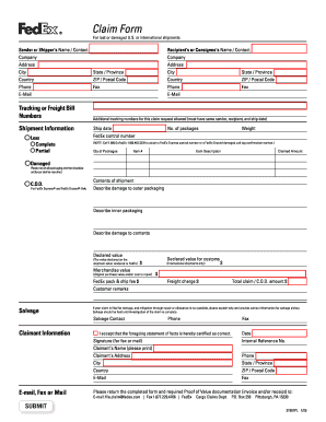 Ups Claim Form PDF