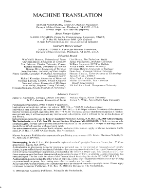 Sergei Nirenburg&#039;s Home Page Cognitive Science Department  Form