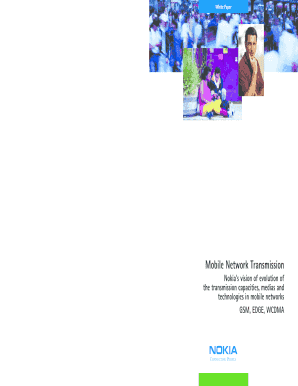 Mobile Network Transmission  Form