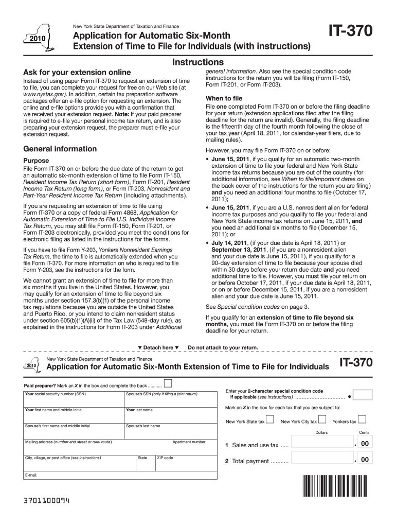  it 370 Form 2019