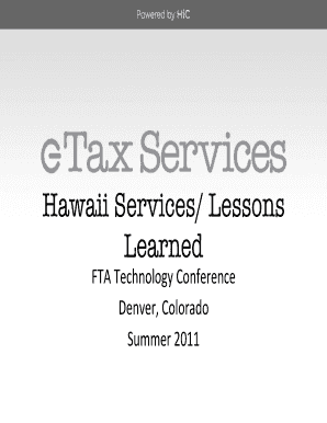 Hawaii Services Lessons Learned Taxadmin  Form