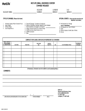 Metlife Small Business Center Form