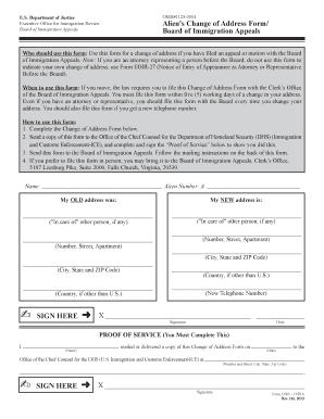 Form Change of Address Uscis