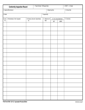 Faa Form 8100 1