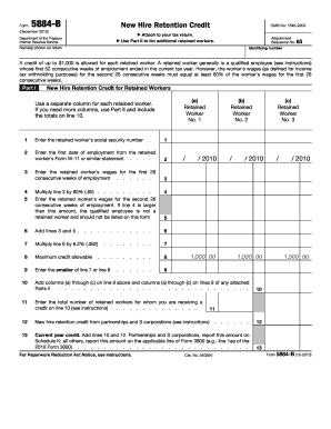 Form 5884 D