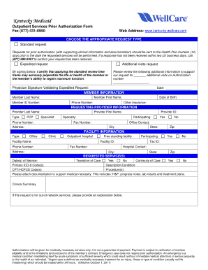 Wellcare Kentucky Form