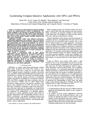 Accelerating Compute Intensive Application with Gpu and Fpga Form