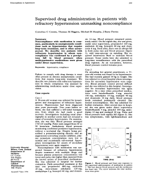 Noncompliance in Hypertension Ncbi Nlm Nih  Form