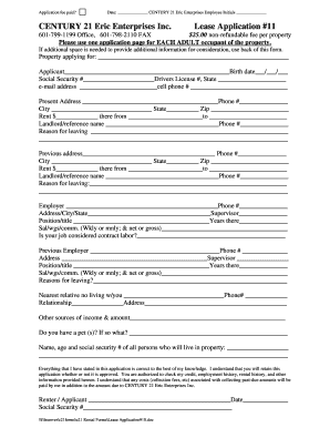 Century 21 Job Application Form Online