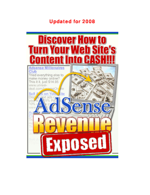 Adsense Revenue Exposed!  Form