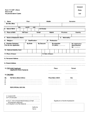 Dip Form 1