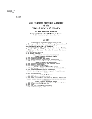 This Act May Be Cited as the Claims Resettlement Act of  Form