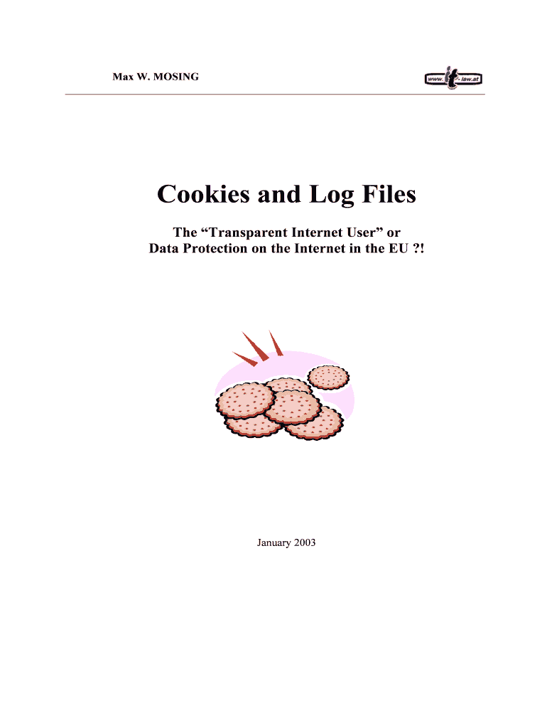 Cookies and Log Files  it Law at  it Law  Form