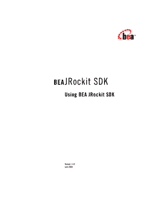 BEAJRockit SDK  Form