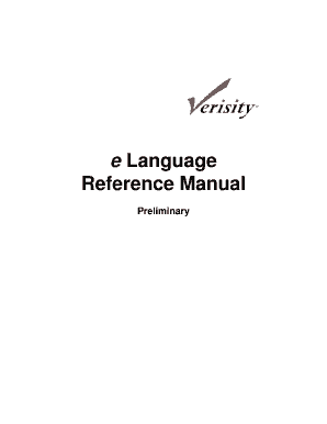 Specman E Language Reference Manual  Form