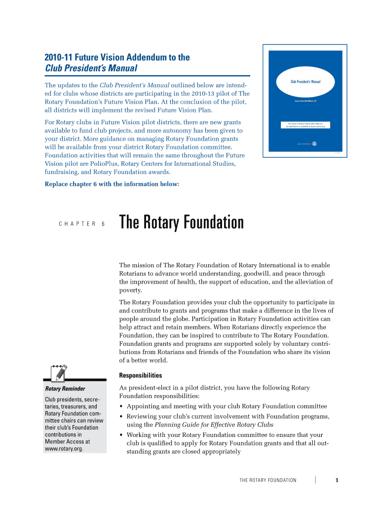 The Rotary Foundation Rotary6200  Form