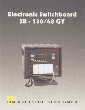 Elno Sb130  Form