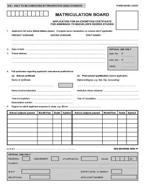 M30 Form