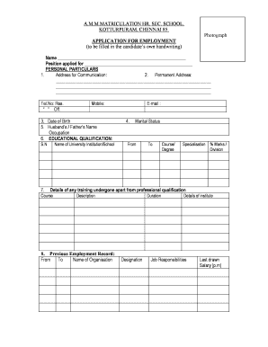 Amm School Full Form