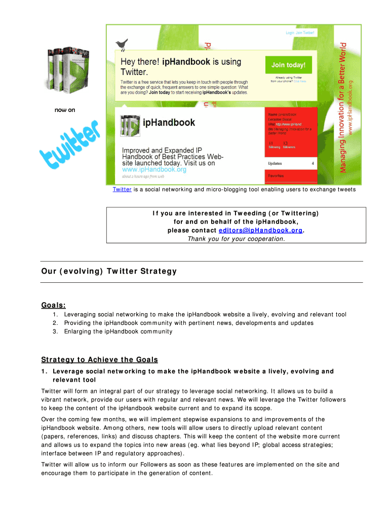 Our Evolving Twitter Strategy IpHandbook Blog Blog Iphandbook  Form