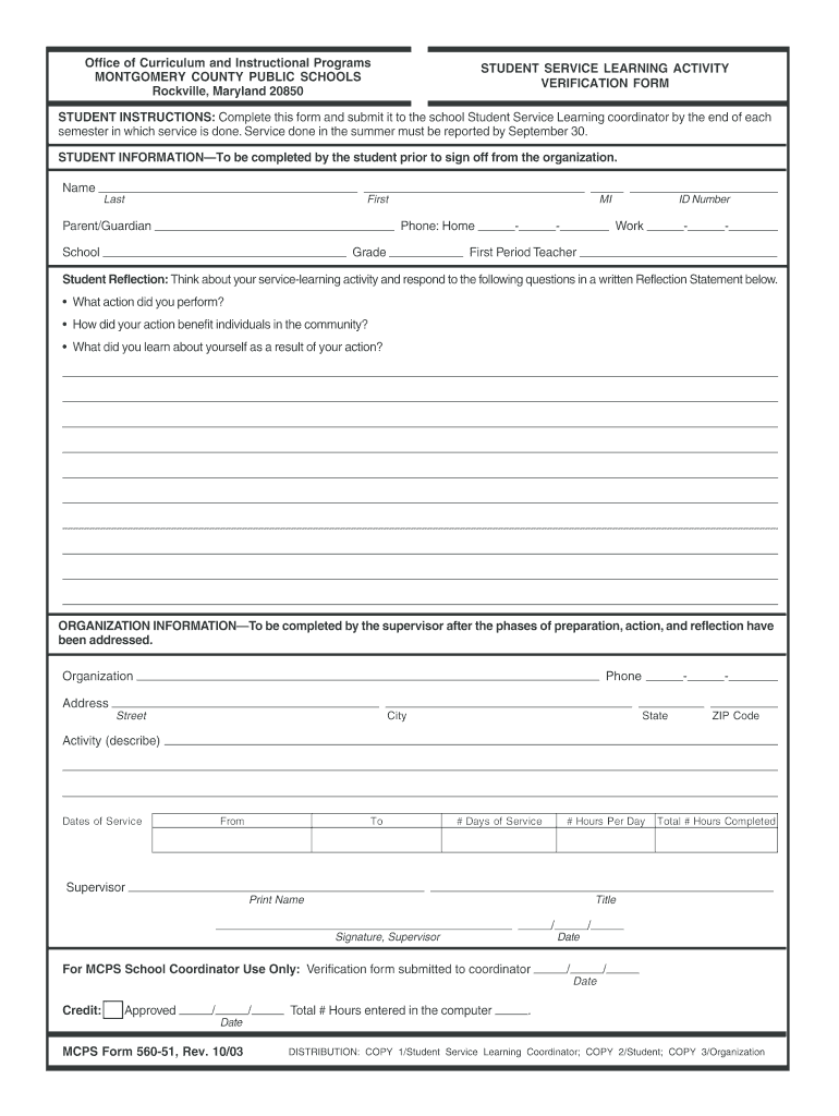 Office of Curriculum and Instructional Programs MONTGOMERY Fosc  Form