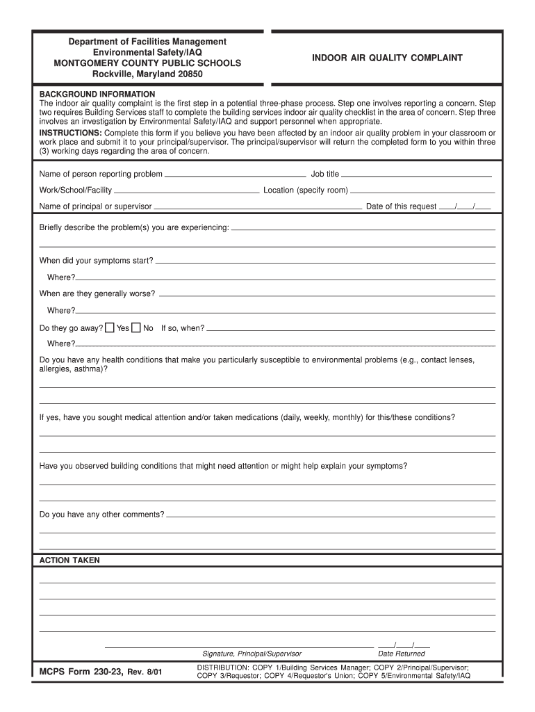 230 23 Montgomery County Public Schools Montgomeryschoolsmd  Form