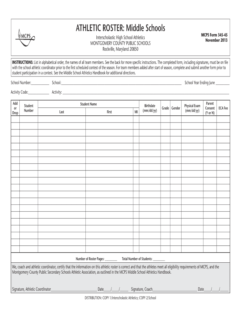 Seco Montgomery County Public Schools Montgomeryschoolsmd  Form