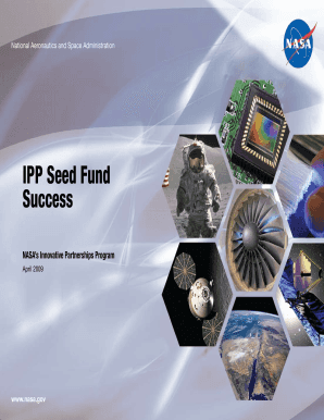IPP Seed Fund Success NASA Nasa  Form