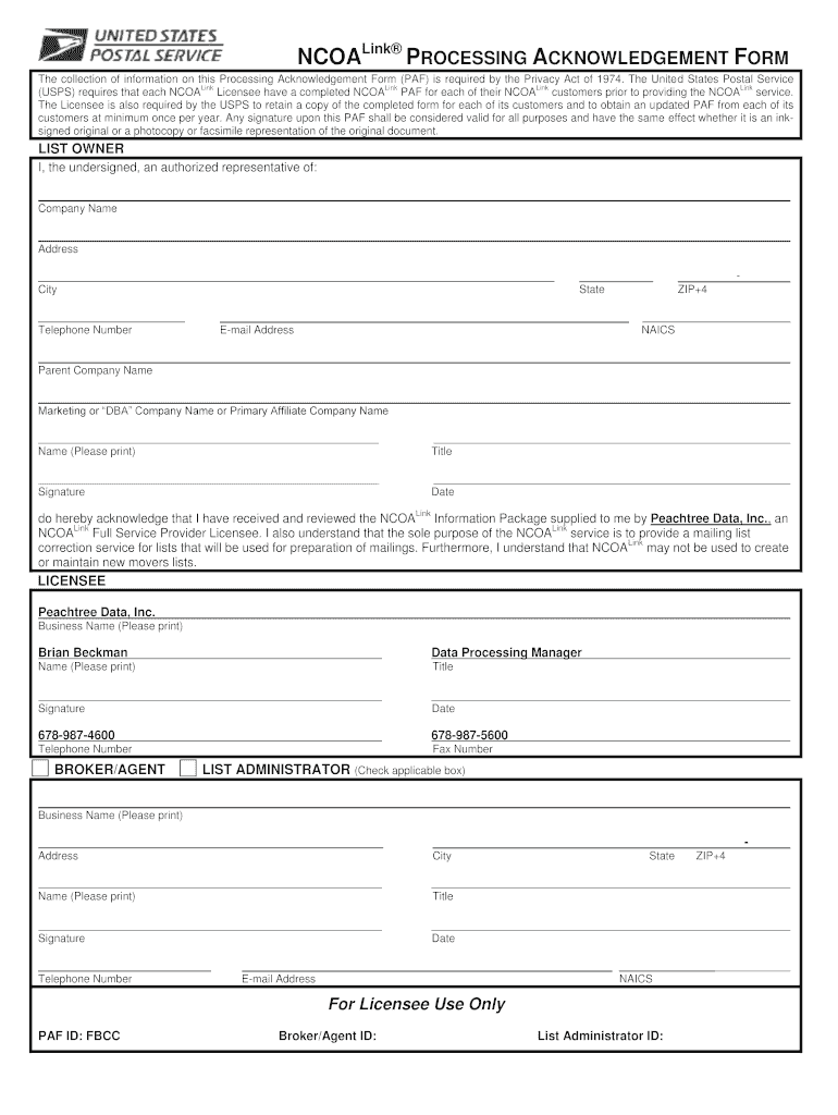 Peach Tree Online Paf Form