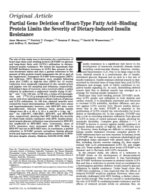 Partial Gene Deletion of Heart Type Fatty Acid Binding Protein Diabetes Diabetesjournals  Form