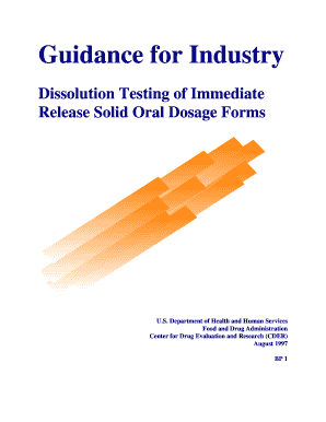 Guidance for Industry Fda  Form