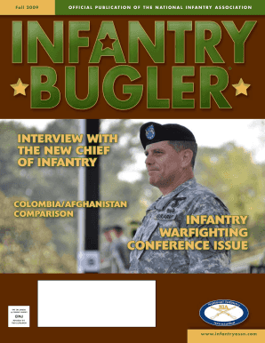 Infantry Warfighting Conference Issue  Form