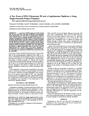 A New Form of DNA Polymerase III and a Copolymerase Replicate a Pnas