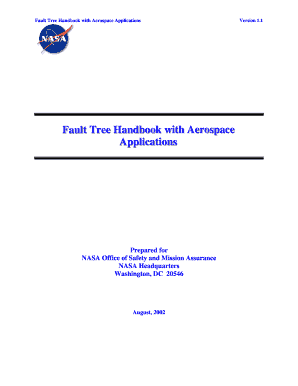 Nasa Fault Tree Handbook  Form