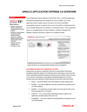 ORACLE APPLICATION EXPRESS 3 0 OVERVIEW Ukuug  Form