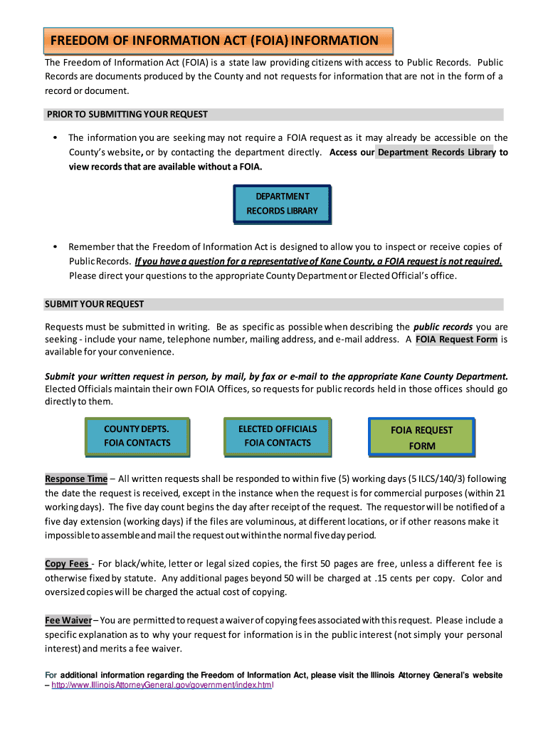 DOM of INFORMATION ACT FOIA INFORMATION