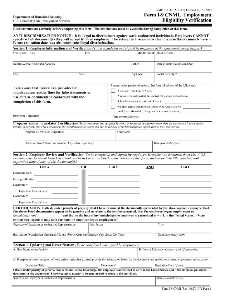 Get and Sign I 9 Form 2013-2022