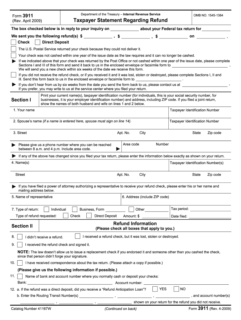 3911 form